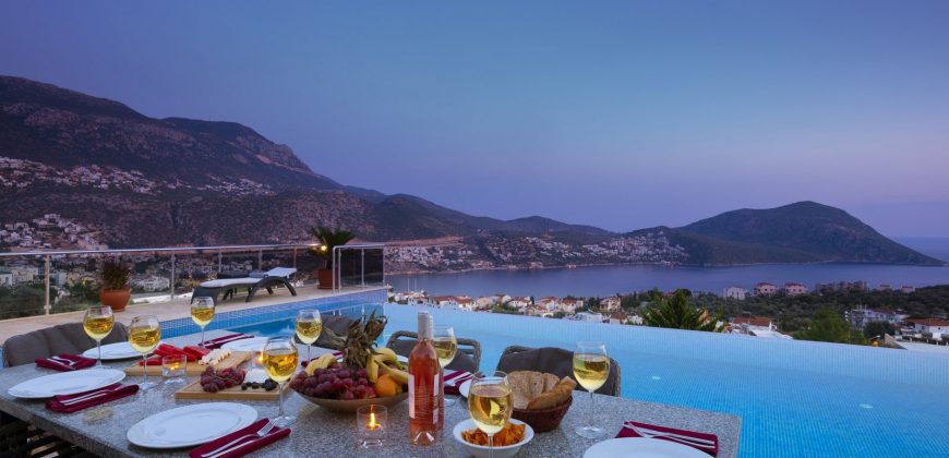 Luxury Five Bedroom Villa With Spectacular View in Kalkan