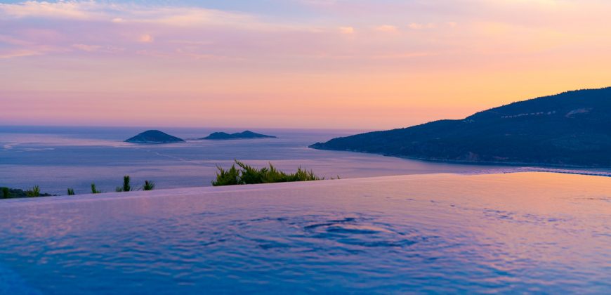 Luxury Six Bedroom Villa with Spectacular View in Kalkan