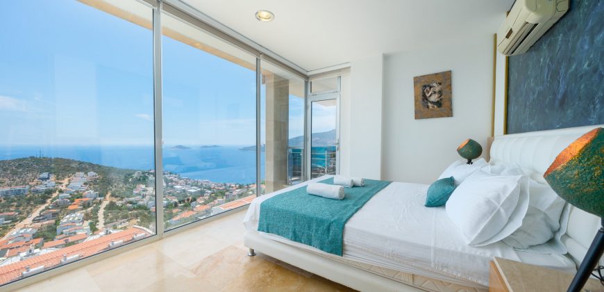 Luxury Six Bedroom Villa with Spectacular View in Kalkan