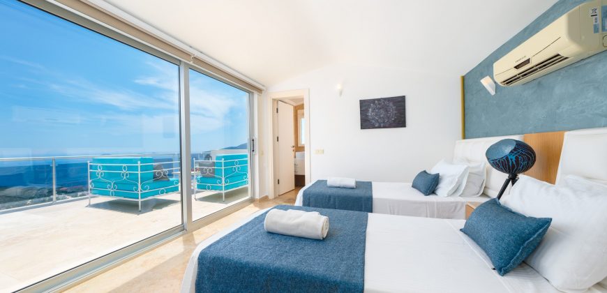 Luxury Six Bedroom Villa with Spectacular View in Kalkan