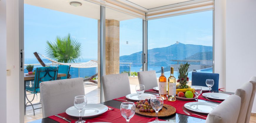 Luxury Six Bedroom Villa with Spectacular View in Kalkan