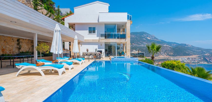 Luxury Six Bedroom Villa with Spectacular View in Kalkan