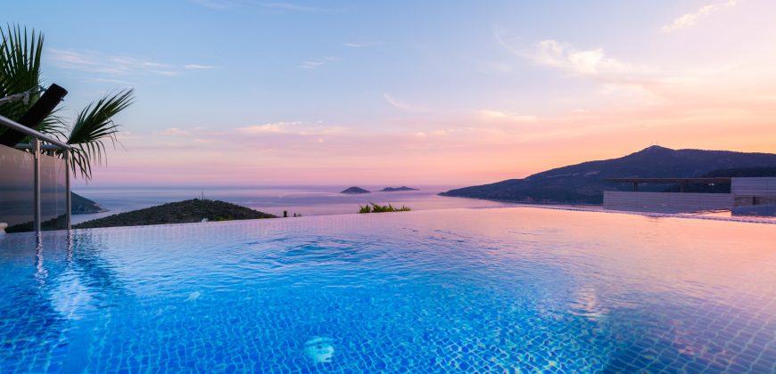 Luxury Six Bedroom Villa with Spectacular View in Kalkan