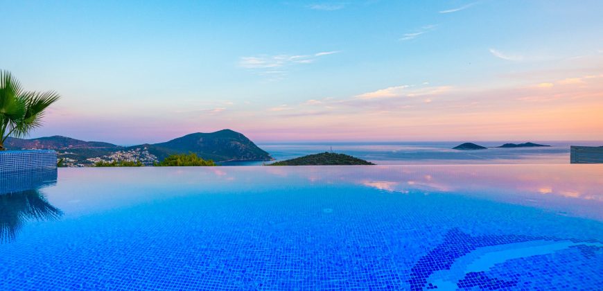 Luxury Six Bedroom Villa with Spectacular View in Kalkan