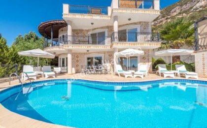 Luxury Five Bedroom Villa with Fabulous Sea View for Sale in Kalkan