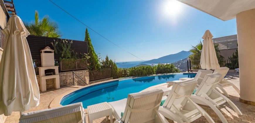 Luxury Five Bedroom Villa with Fabulous Sea View for Sale in Kalkan