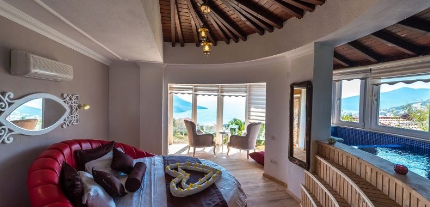 Luxury Five Bedroom Villa with Fabulous Sea View for Sale in Kalkan