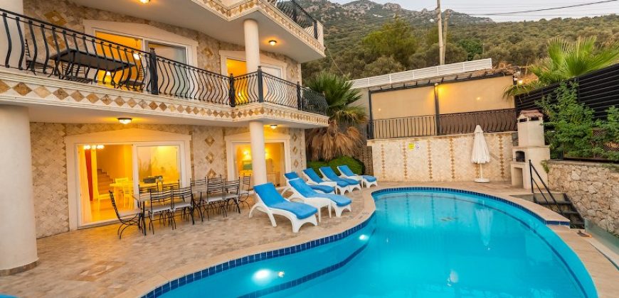 Luxury Five Bedroom Villa with Fabulous Sea View for Sale in Kalkan