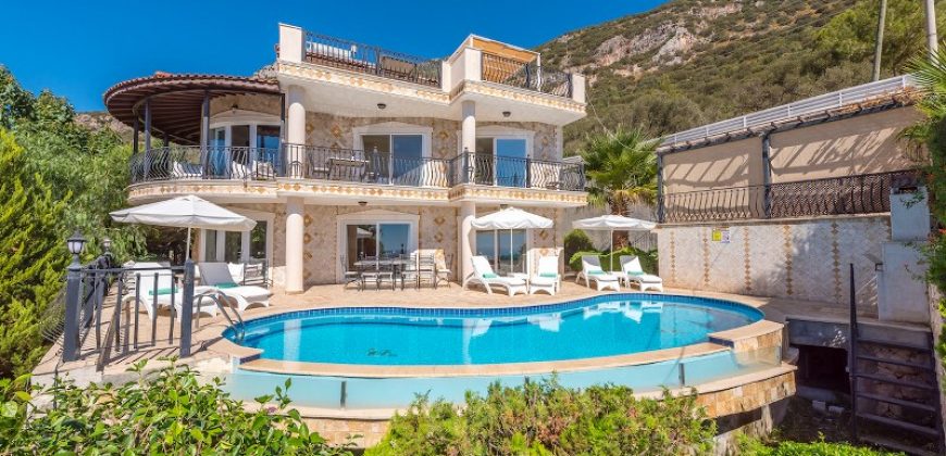 Luxury Five Bedroom Villa with Fabulous Sea View for Sale in Kalkan