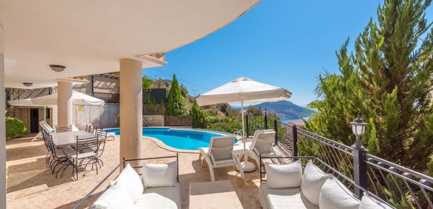 Luxury Five Bedroom Villa with Fabulous Sea View for Sale in Kalkan