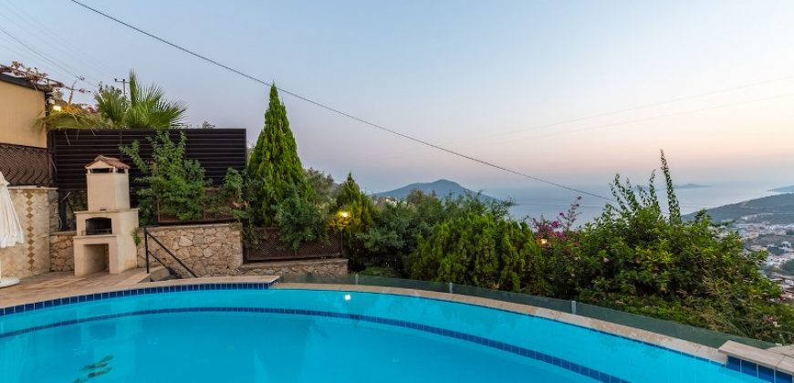 Luxury Five Bedroom Villa with Fabulous Sea View for Sale in Kalkan