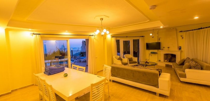 Luxury Five Bedroom Villa with Fabulous Sea View for Sale in Kalkan