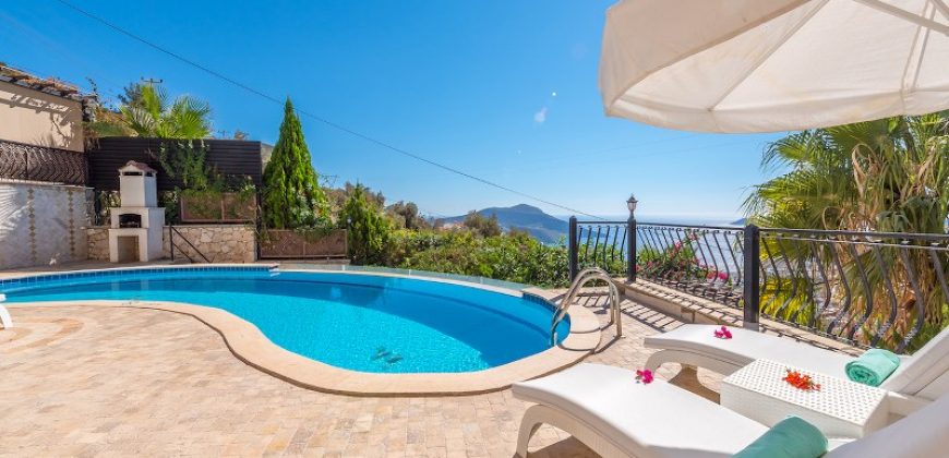 Luxury Five Bedroom Villa with Fabulous Sea View for Sale in Kalkan