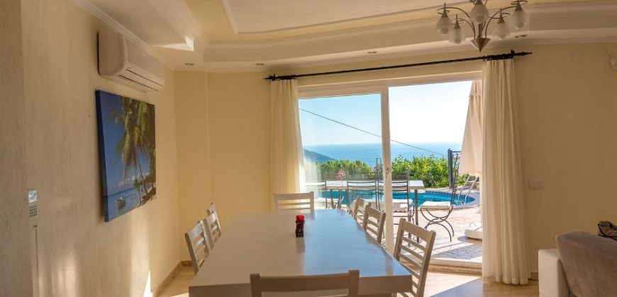 Luxury Five Bedroom Villa with Fabulous Sea View for Sale in Kalkan