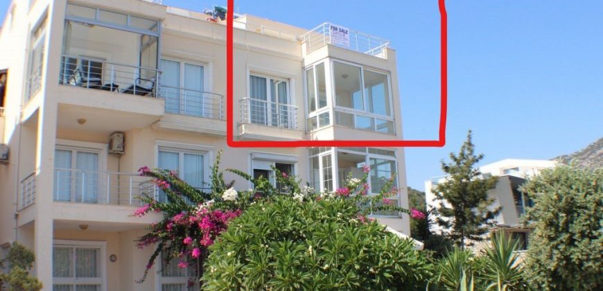 Two Bedroom Dublex Apartment For Sale in Kalkan