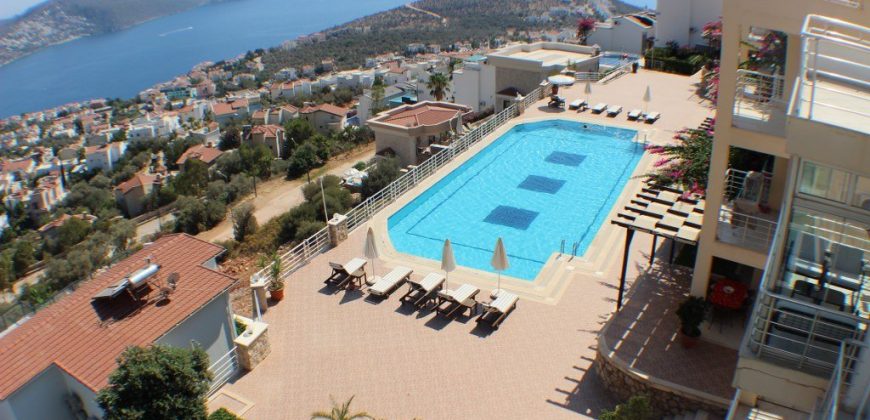 Two Bedroom Dublex Apartment For Sale in Kalkan