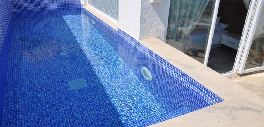 Two Bedroom Dublex Apartment For Sale in Kalkan