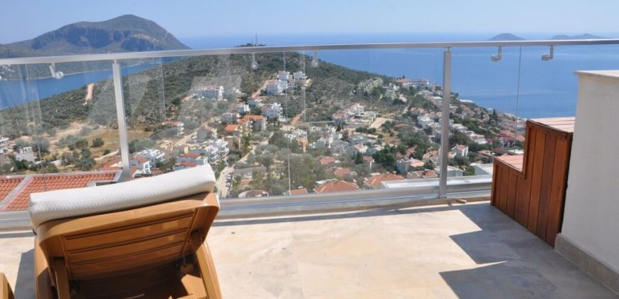 Two Bedroom Dublex Apartment For Sale in Kalkan