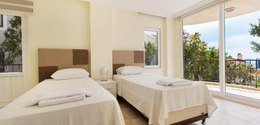 Four Bedroom sea view Villa in Kalkan Center for sale