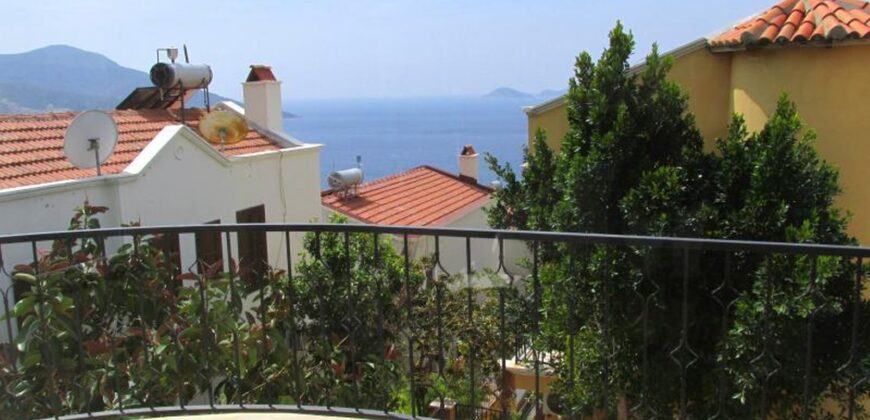 Four Bedroom sea view Villa in Kalkan Center for sale