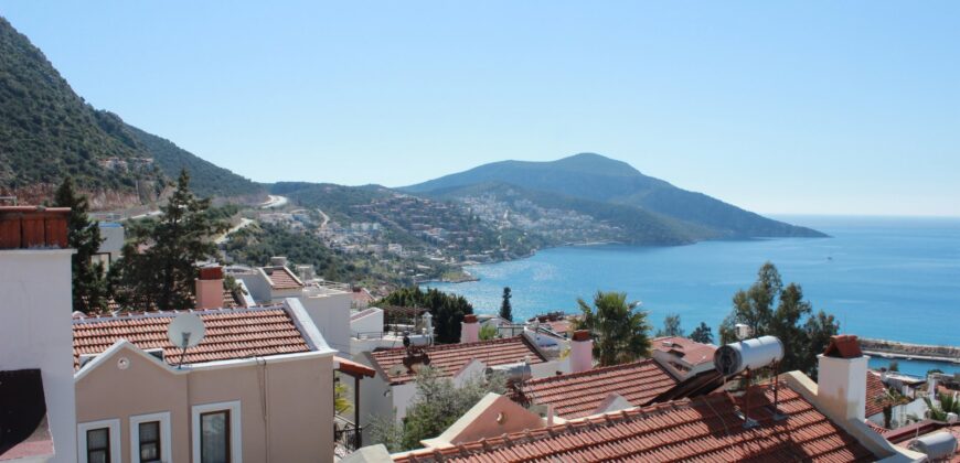 Four Bedroom sea view Villa in Kalkan Center for sale