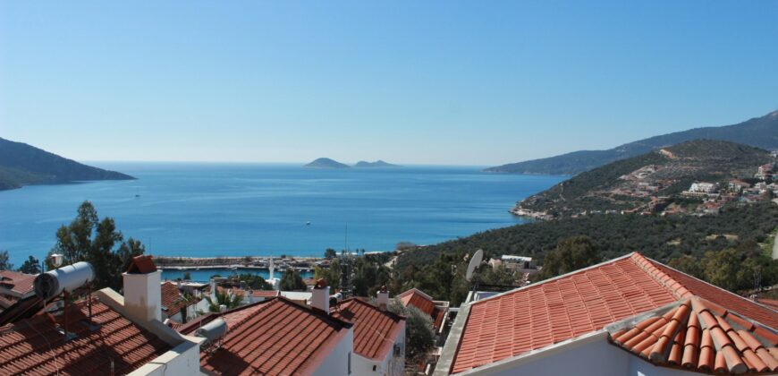 Four Bedroom sea view Villa in Kalkan Center for sale