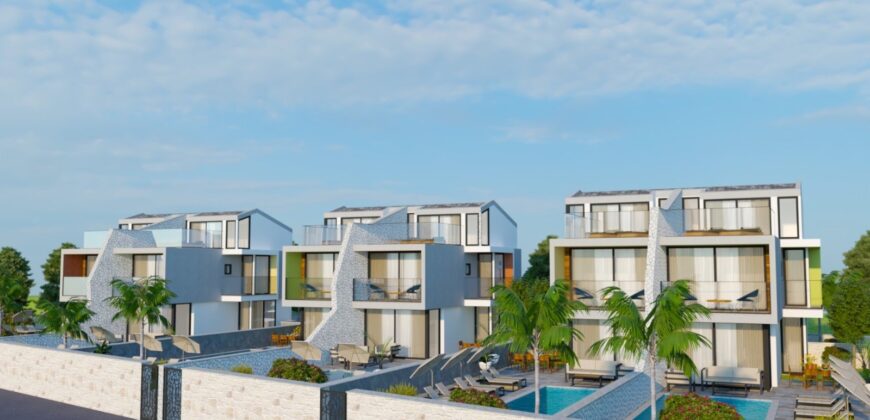 New! Off-Plan Luxury Semi Detached Three Bedroom Villas for sale in Kalkan