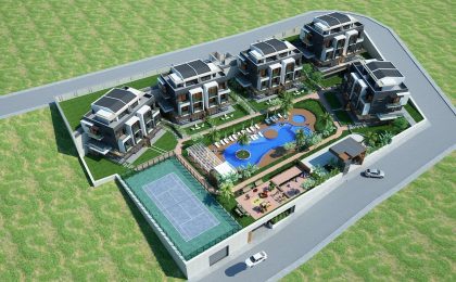New! Off-Plan Luxury Apartments in Site for sale in Kalkan