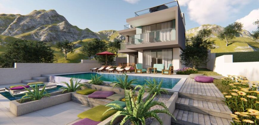 New! Off-Plan Luxury Four and Three Bedroom Villas for Sale in Kalkan