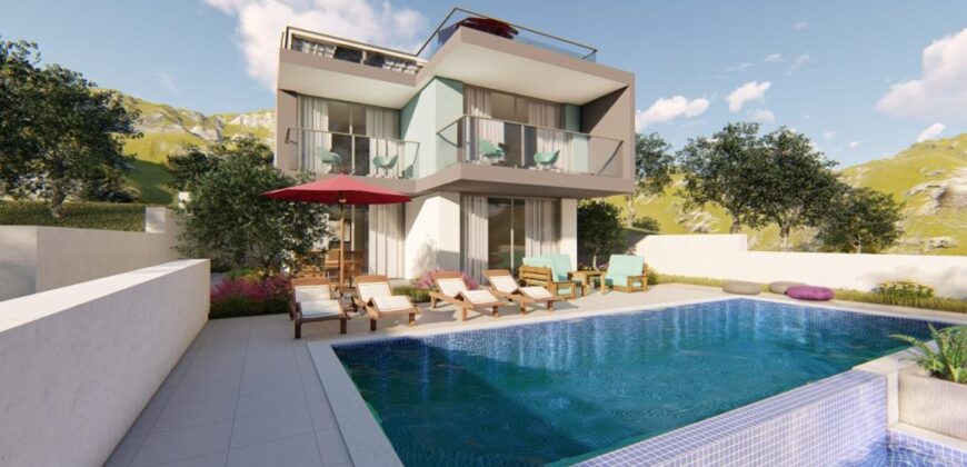 New! Off-Plan Luxury Four and Three Bedroom Villas for Sale in Kalkan