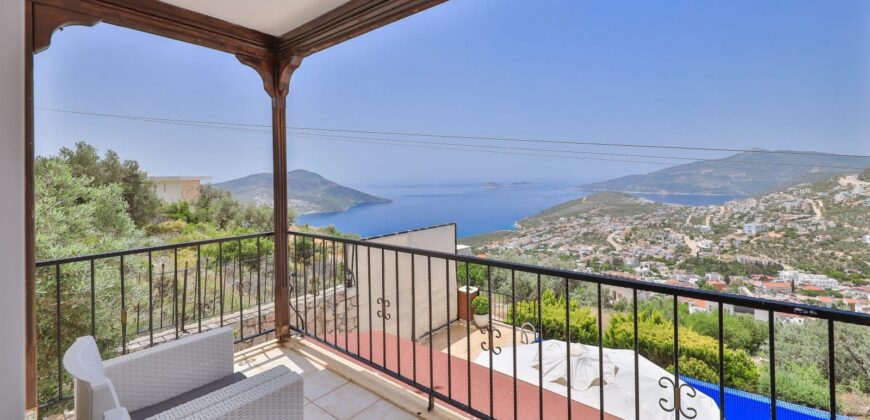 Three Bedroom Villa with Fabulous view in Kalkan for sale