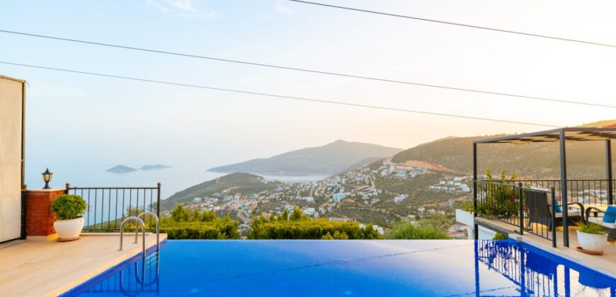 Three Bedroom Villa with Fabulous view in Kalkan for sale