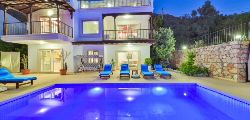 Three Bedroom Villa with Fabulous view in Kalkan for sale