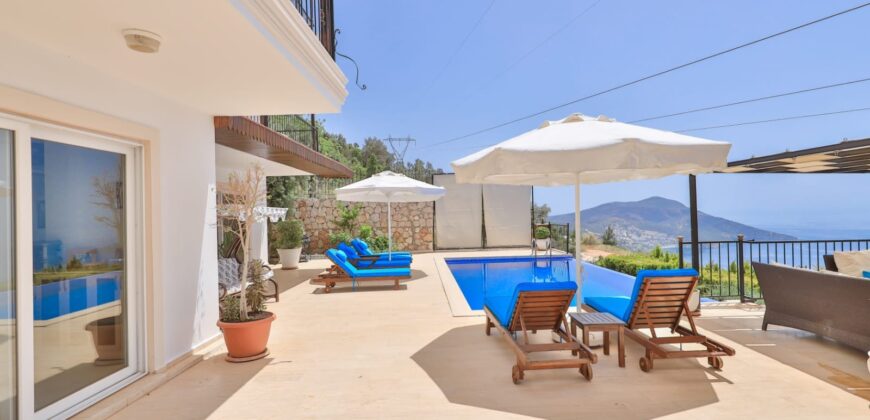 Three Bedroom Villa with Fabulous view in Kalkan for sale