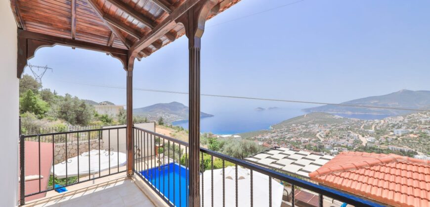 Three Bedroom Villa with Fabulous view in Kalkan for sale