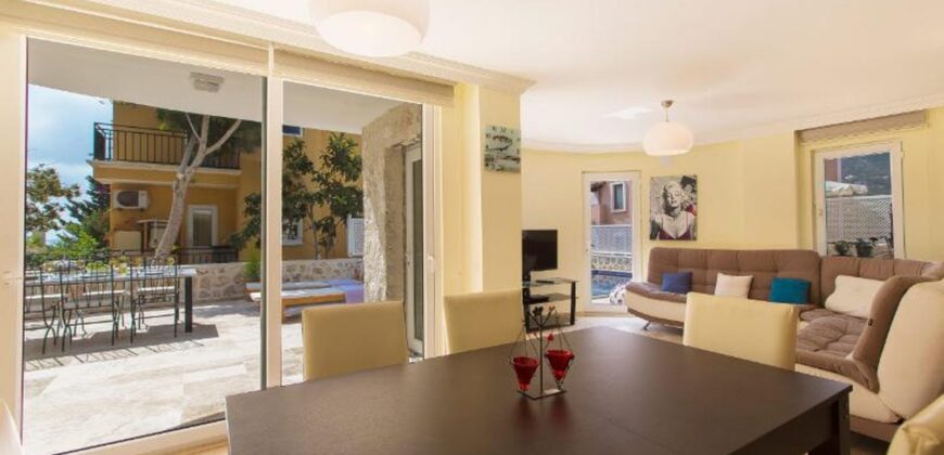 Four Bedroom sea view Villa in Kalkan Center for sale