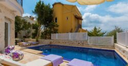 Four Bedroom sea view Villa in Kalkan Center for sale