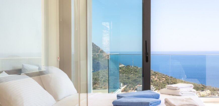 Luxury Three Bedroom Villa with Spectacular view in Kalkan for Sale