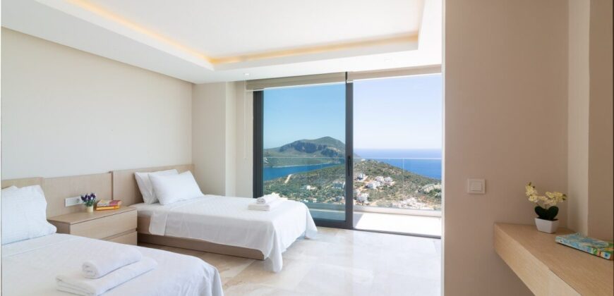 Luxury Three Bedroom Villa with Spectacular view in Kalkan for Sale