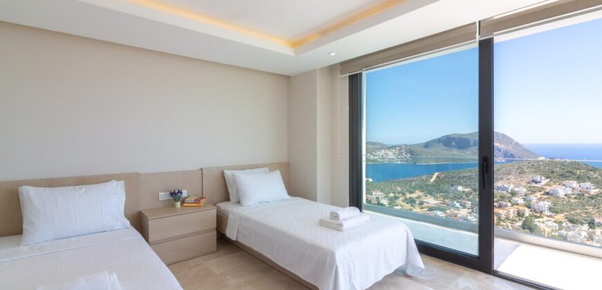 Luxury Three Bedroom Villa with Spectacular view in Kalkan for Sale