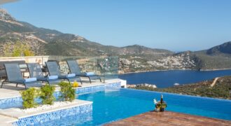 Luxury Three Bedroom Villa with Spectacular view in Kalkan for Sale