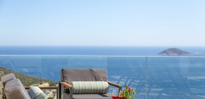 Luxury Three Bedroom Villa with Spectacular view in Kalkan for Sale