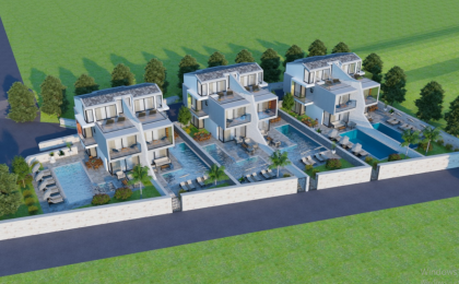 New! Off-Plan Luxury Semi Detached Three Bedroom Villas for sale in Kalkan