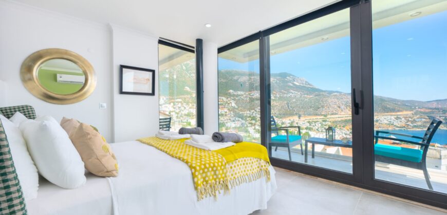 Luxury Villa Eight Bedroom with Spectacular sea view Villa for sale in Kalkan